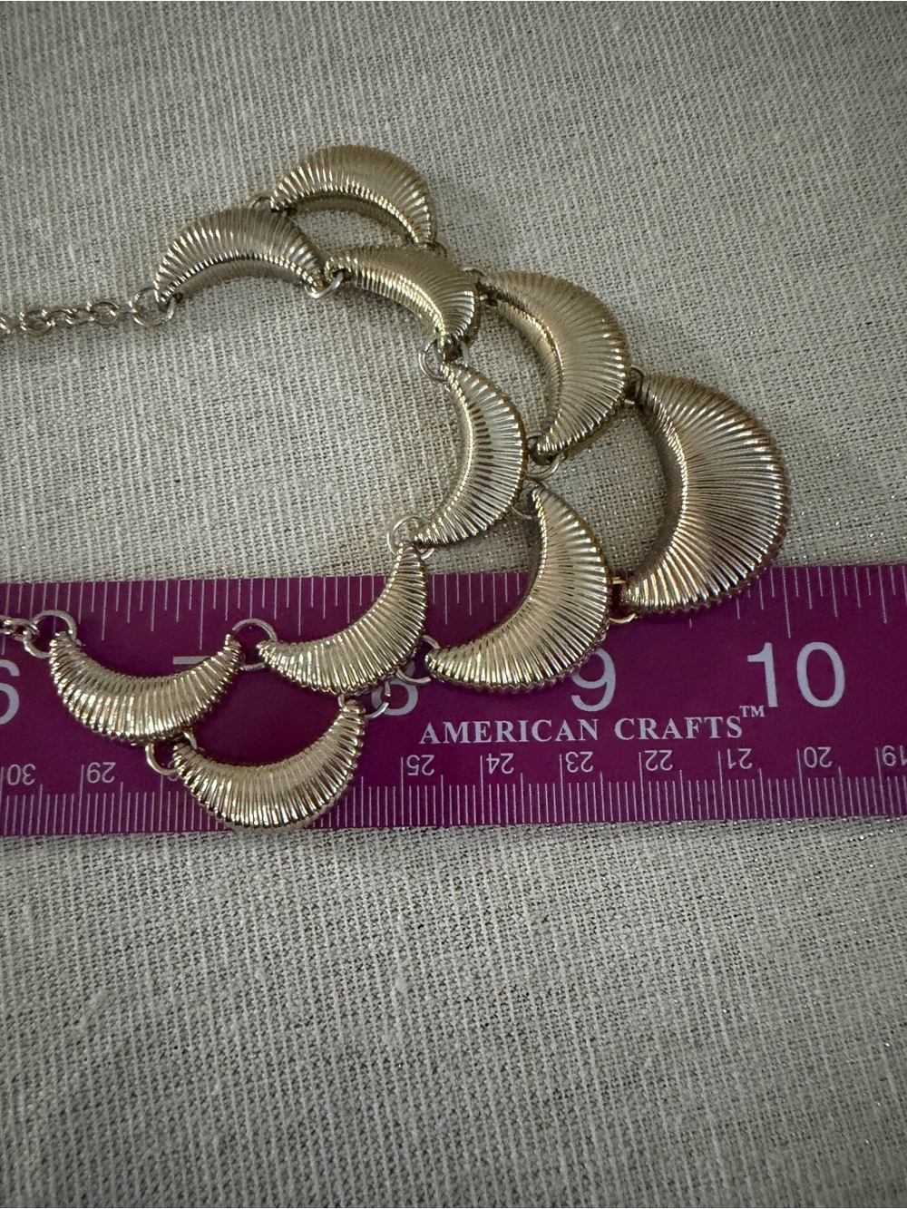 Napier Vintage Crescent Statement Necklace - Women Jewelry - Picture 6 of 6